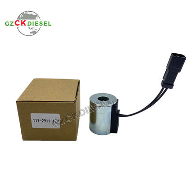 acheter L'équipement est équipé d'une bobine de soupape électromagnétique de 55 mm DC12V 117-2911 1172911 pour le chargeur de chaussures à dos CAT 420D 442D 430D 432D 416C fabrication en ligne
