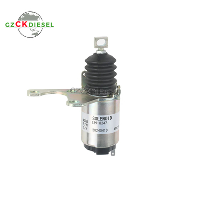 Ventilateur solénoïde d'arrêt 139-8247 1398247 pour la chenille CAT C-9 C9 3126E C7 Moteur 305.5 306 307B 307C Excavateur